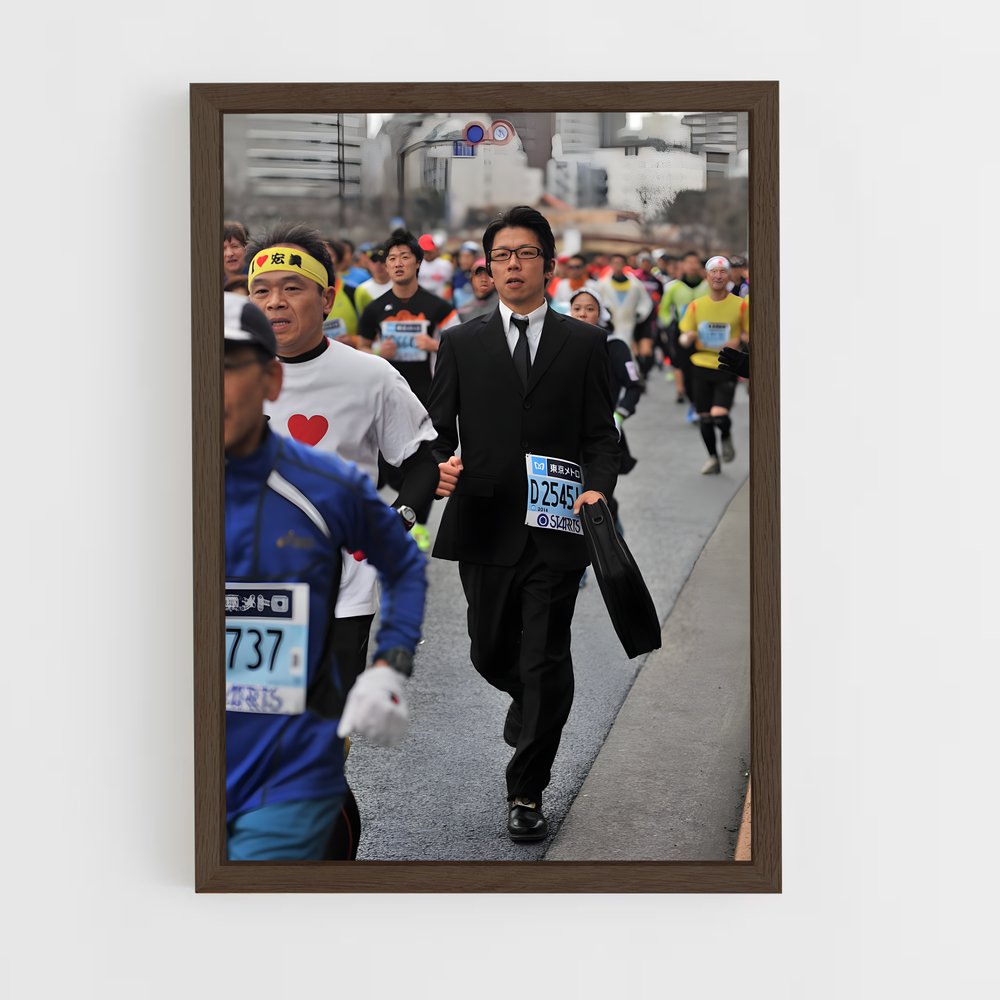 Poster Le Marathon des Costumes – affiche Athlétisme (vue 5)